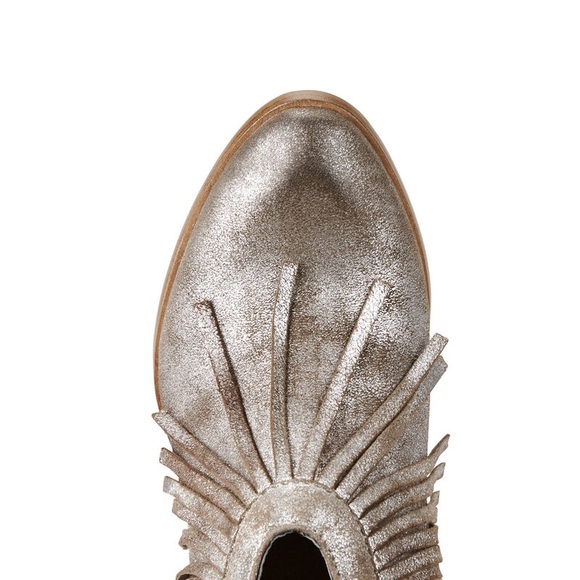 Ariat Unbrindled Layla metallic fringe western boots size 10 - Picture 3 of 15